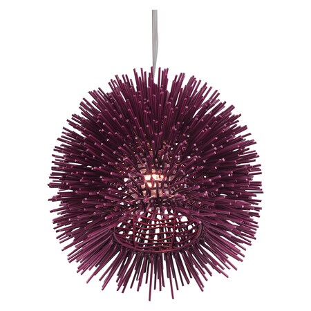 Varaluz Urchin 1-Lt Mini Pendant - Plum 169M01PL